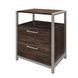 Szafka stacjonarna w biurze Loft Detale V-550-4-3 w ramie, Венге вінтаж, Szary