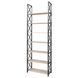 P&oacute;łka metalowa Loft Detale X-230b-2, Сосна лофт кремова, Czarny, 18