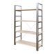 P&oacute;łka metalowa Loft Detale M-125-1, Сосна лофт кремова, Szary, 18