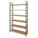 P&oacute;łka metalowa Loft Detale M-191b-2, Дуб крафт золотий, Czarny, 18