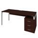 Офисный письменный стол руководителя Loft Details LM180 Венге магия с царгой 111132 фото
