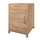Szafka stacjonarna w gabinecie Loft Detale V-450-2-2, Дуб крафт золотий, Szary