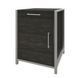 Szafka stacjonarna w biurze Loft Detale V-550-2-3 w ramie, Морське дерево, Szary