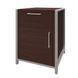 Szafka stacjonarna w biurze Loft Detale V-550-2-3 w ramie, Венге магія, Szary