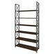 P&oacute;łka metalowa Loft Detale X-191b-2, Венге вінтаж, Czarny, 18