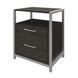 Szafka stacjonarna w biurze Loft Detale V-550-4-3 w ramie, Морське дерево, Szary