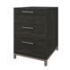 Szafka stacjonarna w biurze Loft Detale V-450-3-2, Морське дерево, Szary