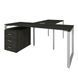 Loft Szczeg&oacute;ły Biurko gabinetowe LB180 z odprawą, Морське дерево, 18, Szary