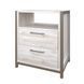 Szafka stacjonarna w gabinecie Loft Detale V-550-4-2 w ramie, Сосна лофт біла, Szary