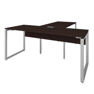 Офісний письмовий стіл керівника Loft Details KB180 з брифінгом Венге магія з царгой 911129 фото